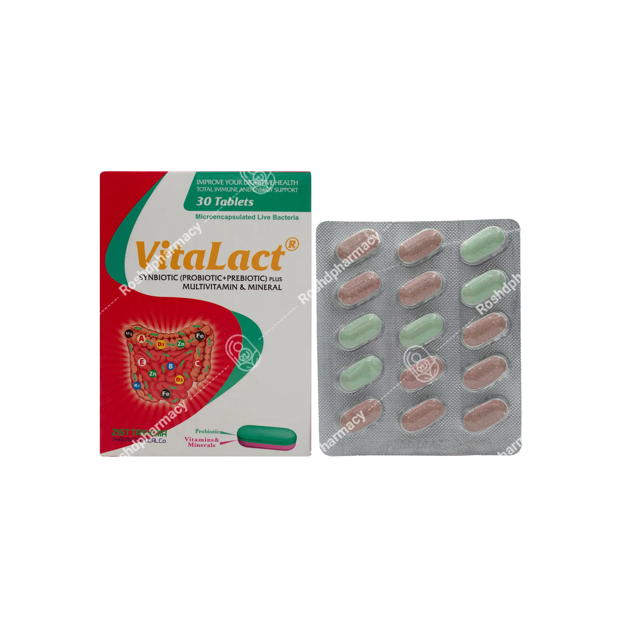 قرص مولتی ویتامین ویتالاکت