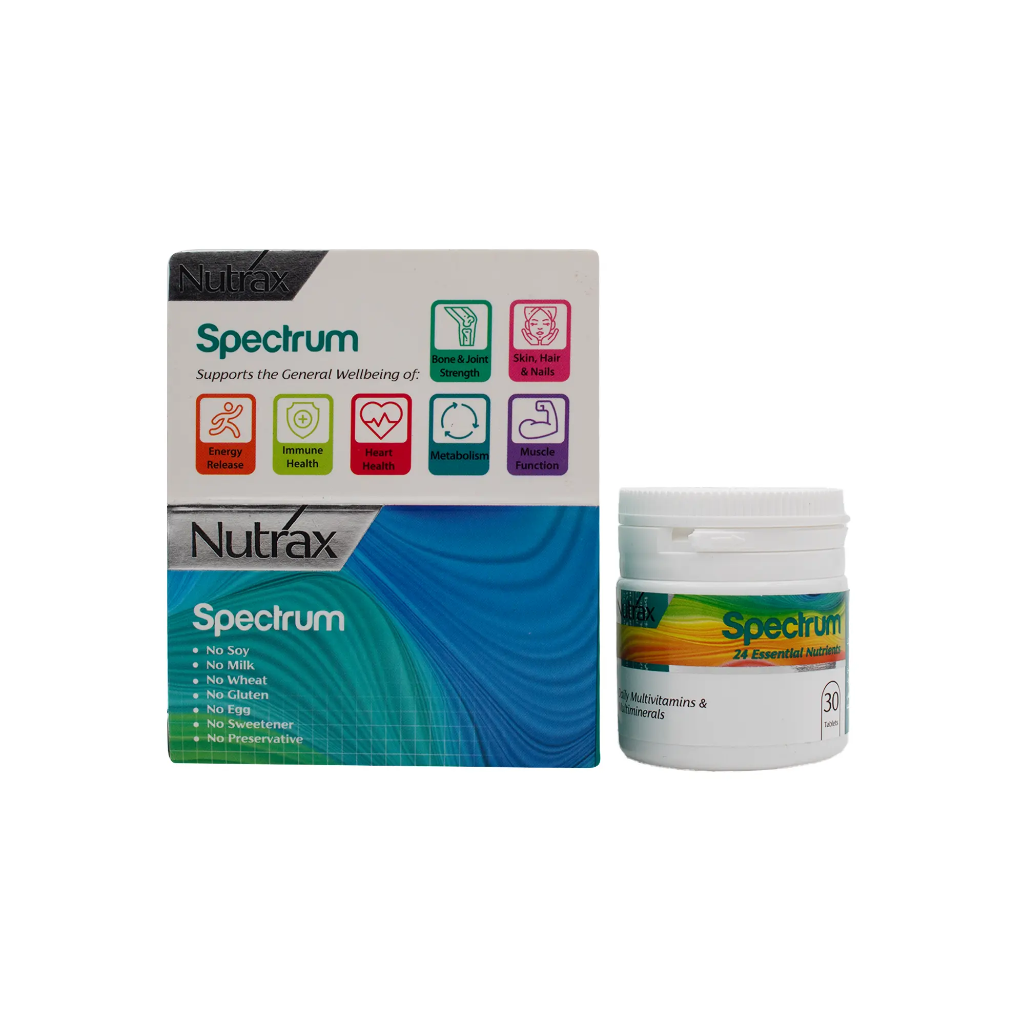 قرص مولتی ویتامین و مینرال روزانه اسپکتروم نوتراکس 30 عدد