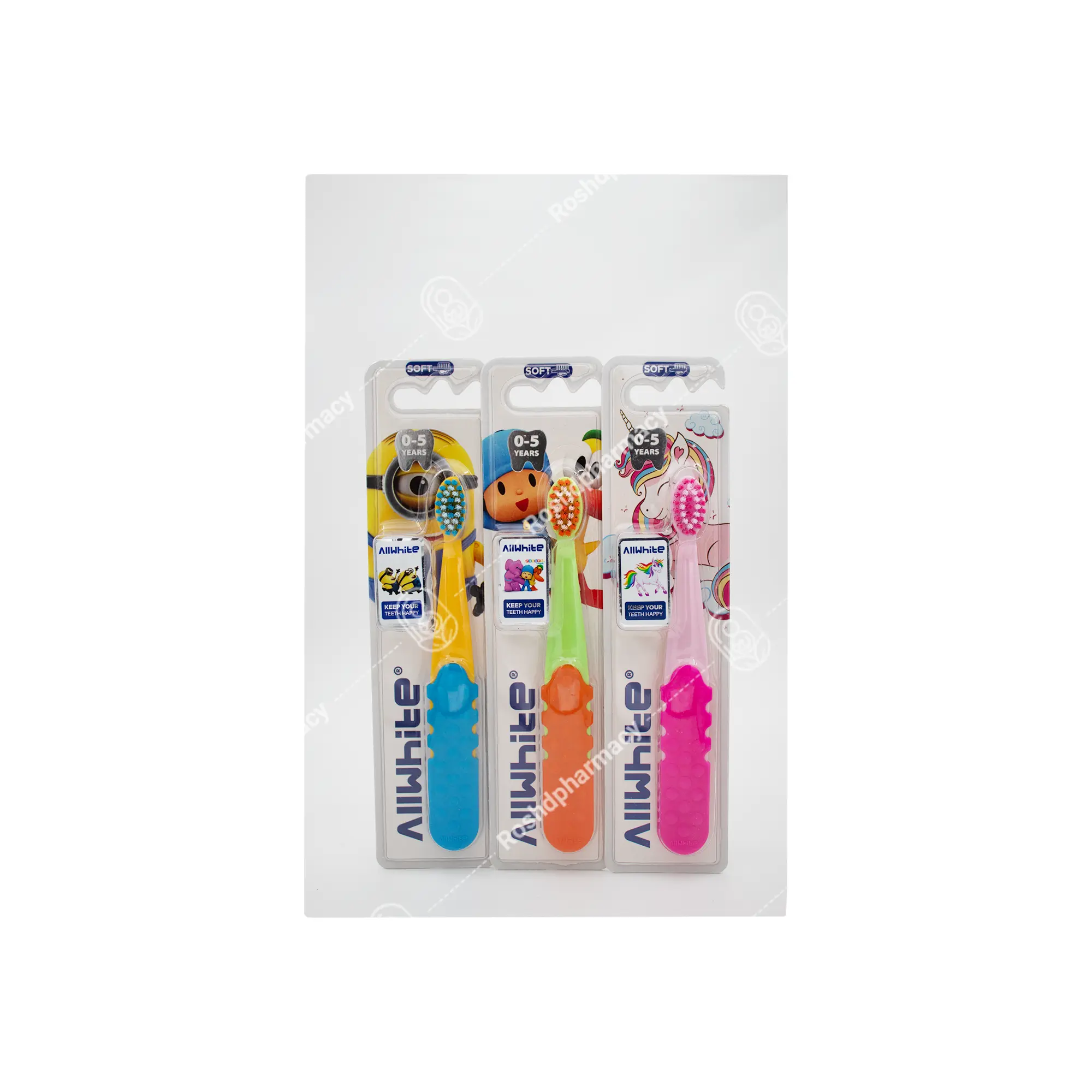 مسواک کودک کد ۶۱۵ ال وایت