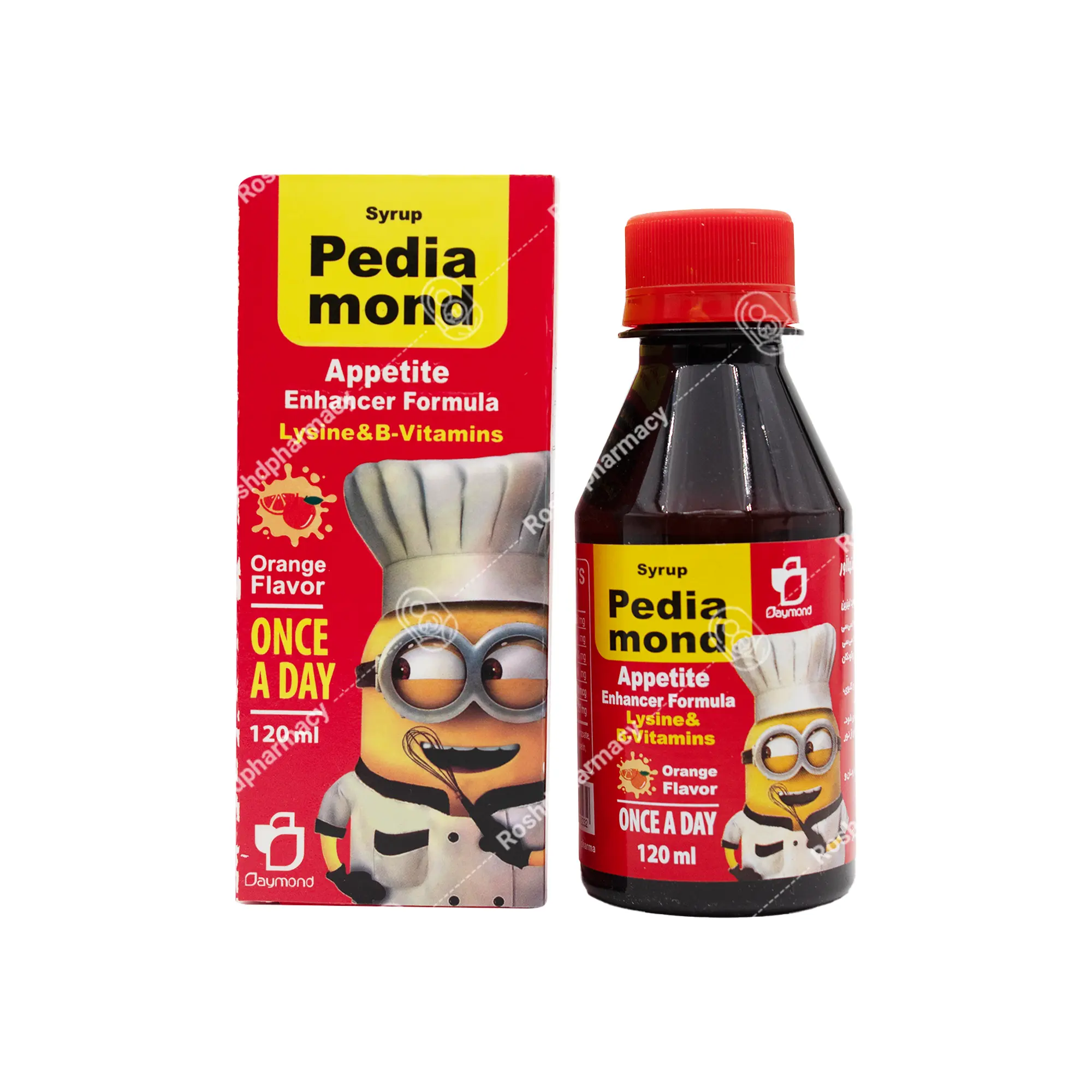 شربت اشتها آور کودکان پدیاموند