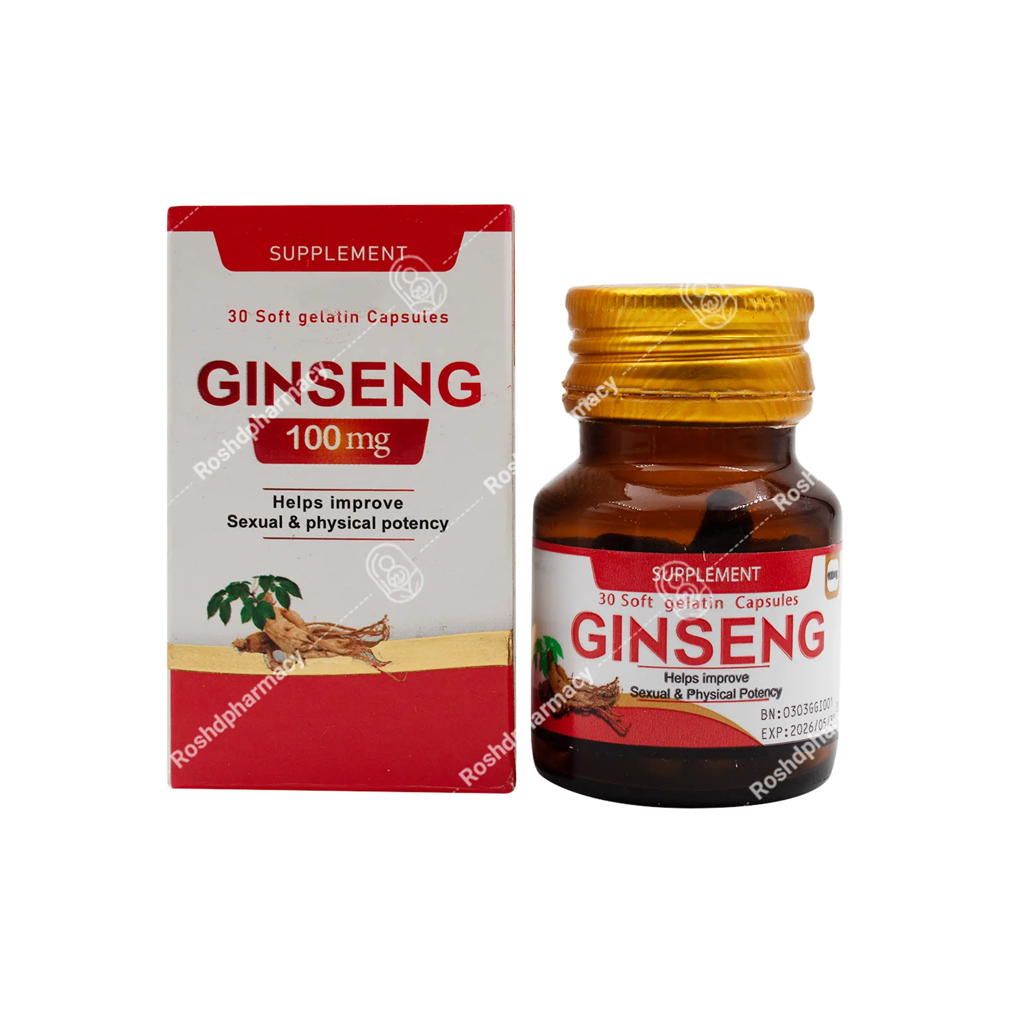 کپسول جینسینگ 100 میلی دانا