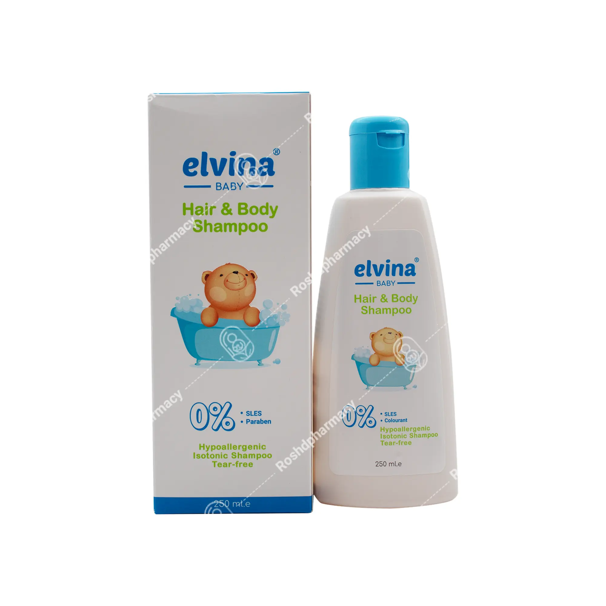 شامپو سر و بدن کودک ۲۵۰ میلی لیتری الوینا