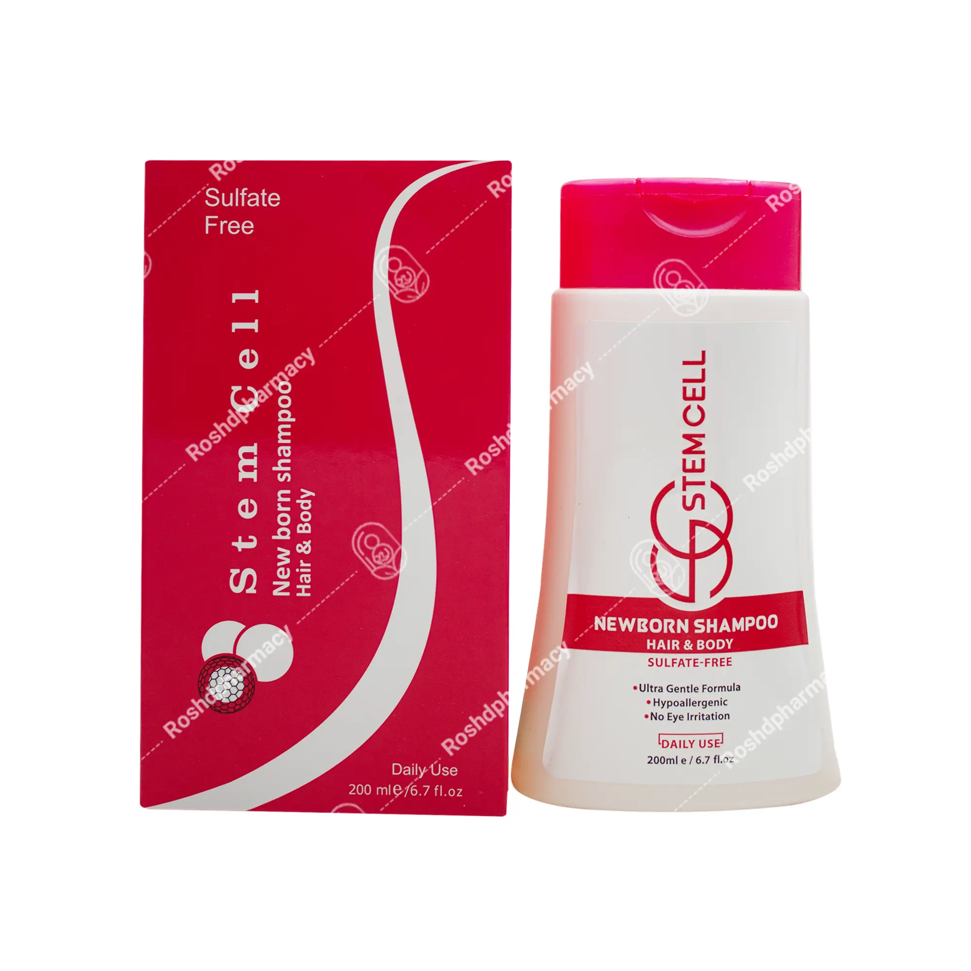 شامپو سر و بدن نوزادان استم سل