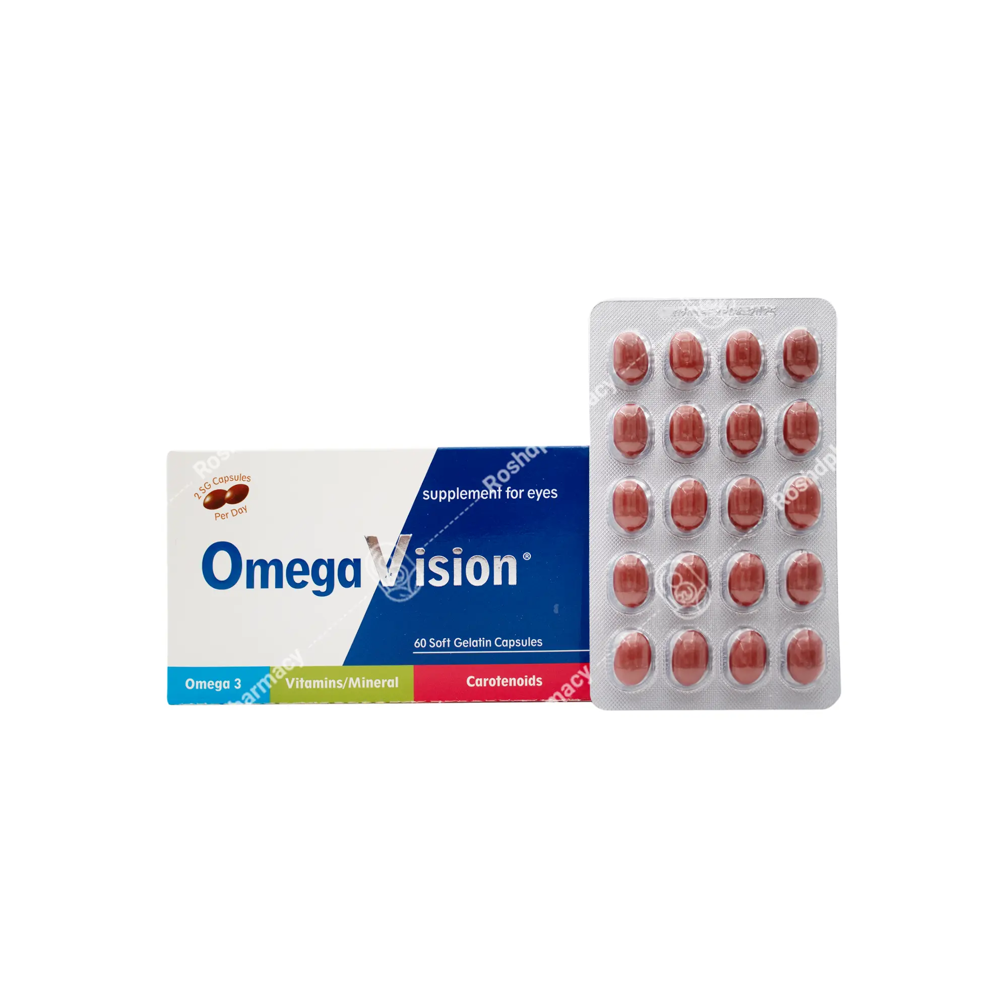 سافت ژل امگا ویژن دانا