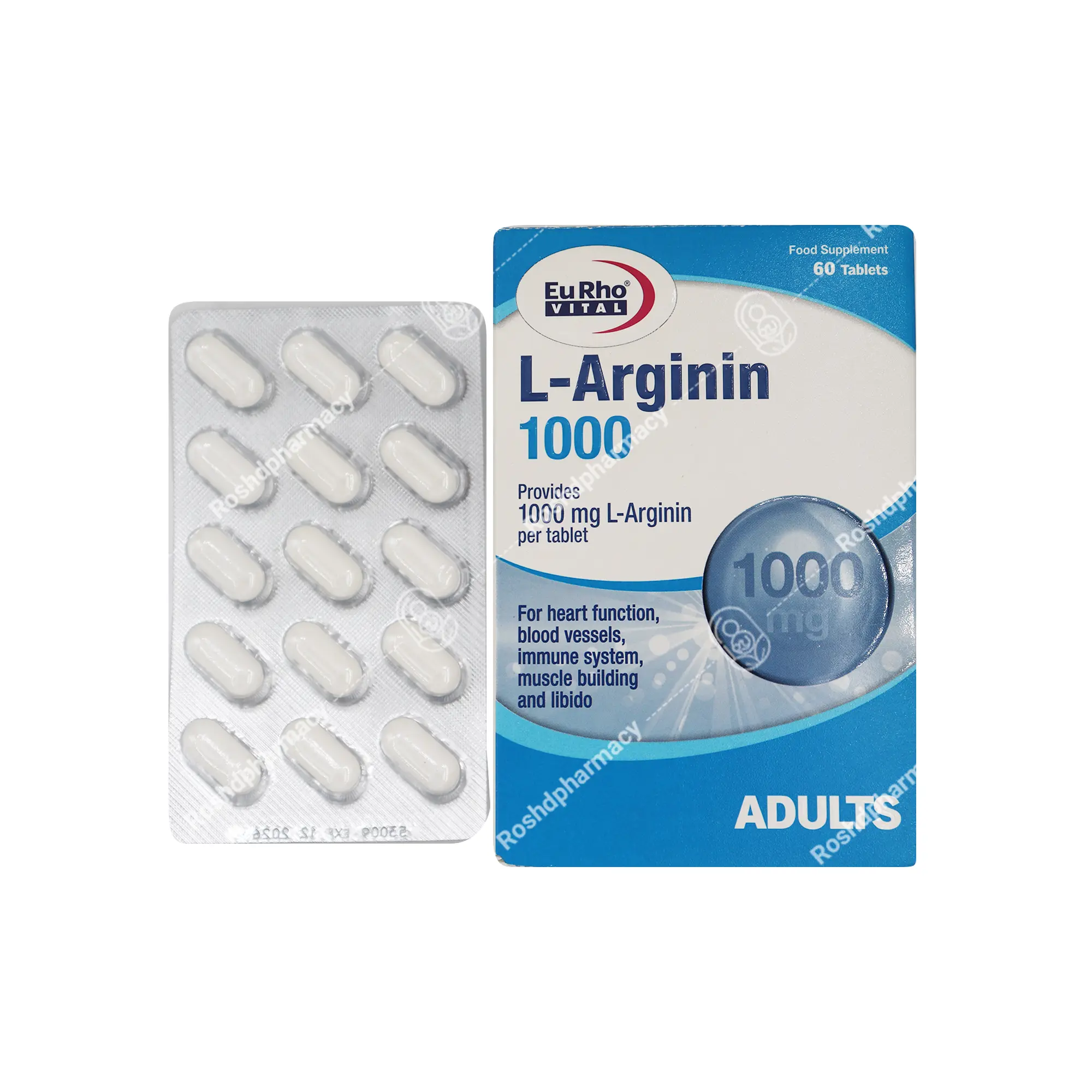قرص ال آرژینین 1000 یوروویتال