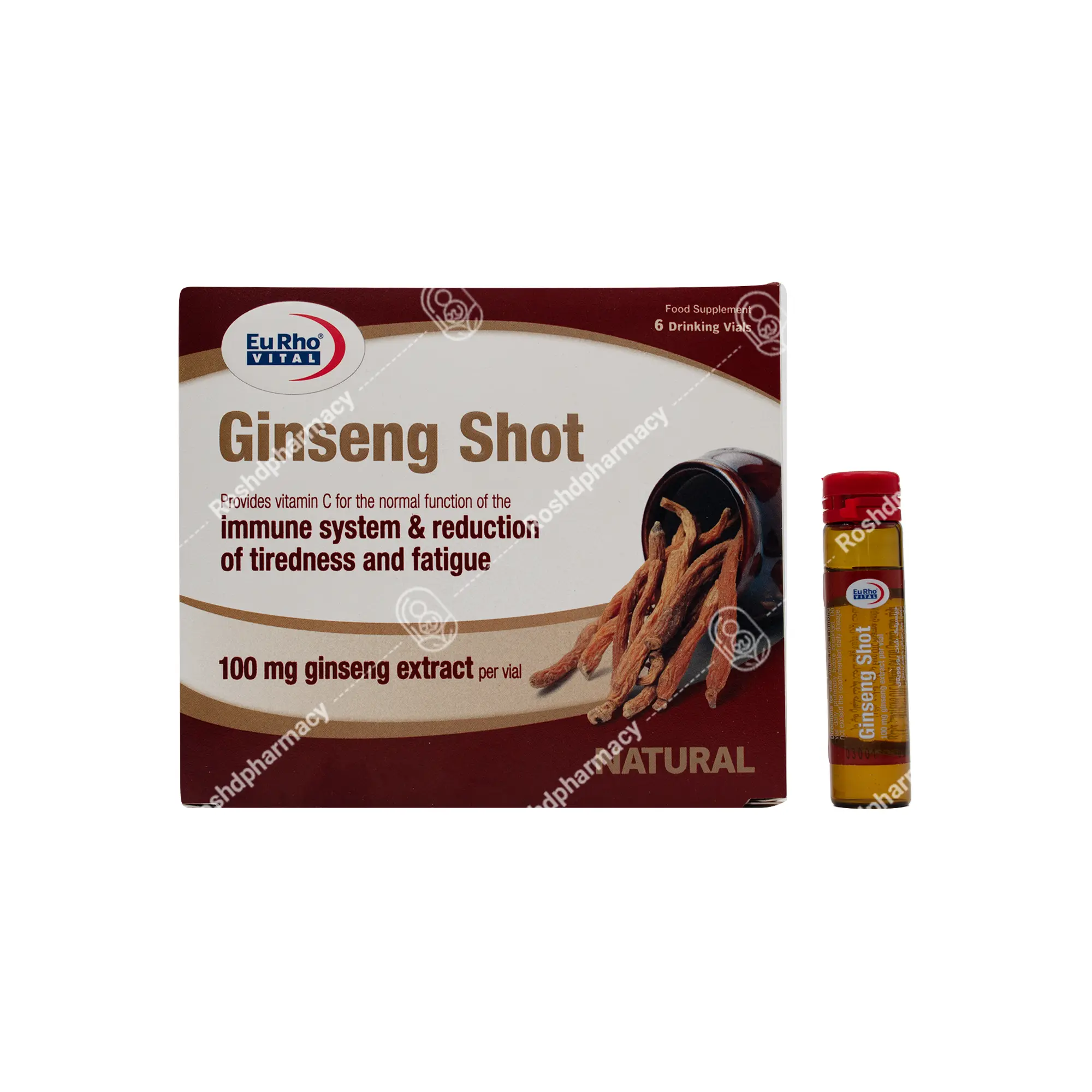 ویال جینسینگ شات یوروویتال