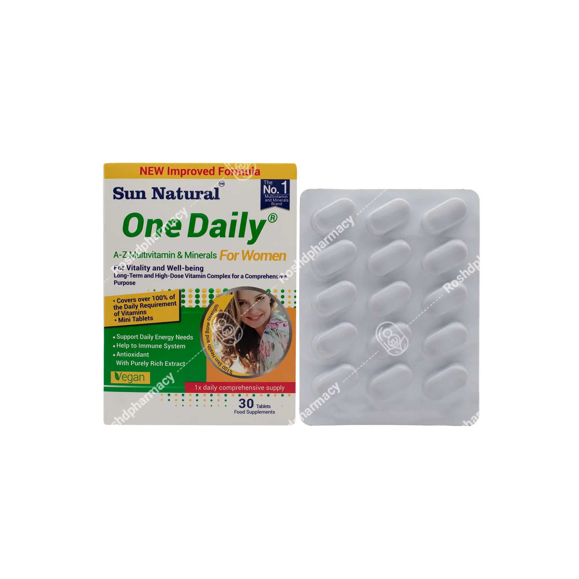 قرص مولتی ویتامین و مینرال وان دیلی بانوان