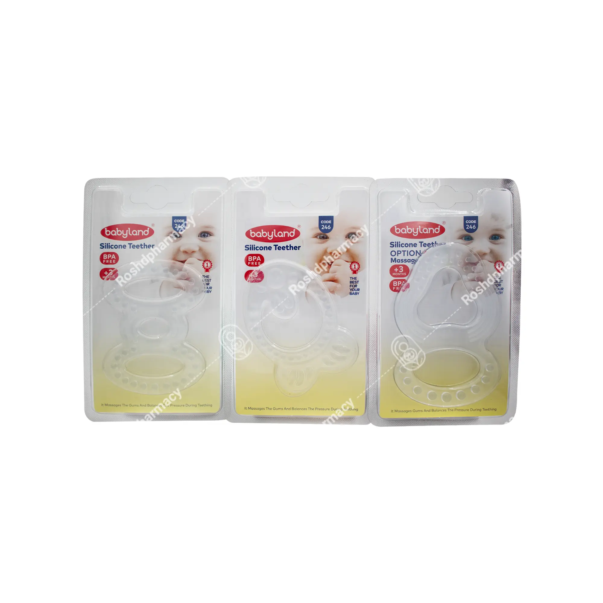 دندانگیر سیلیکونی کودک ۲۴۶ بیبی لند