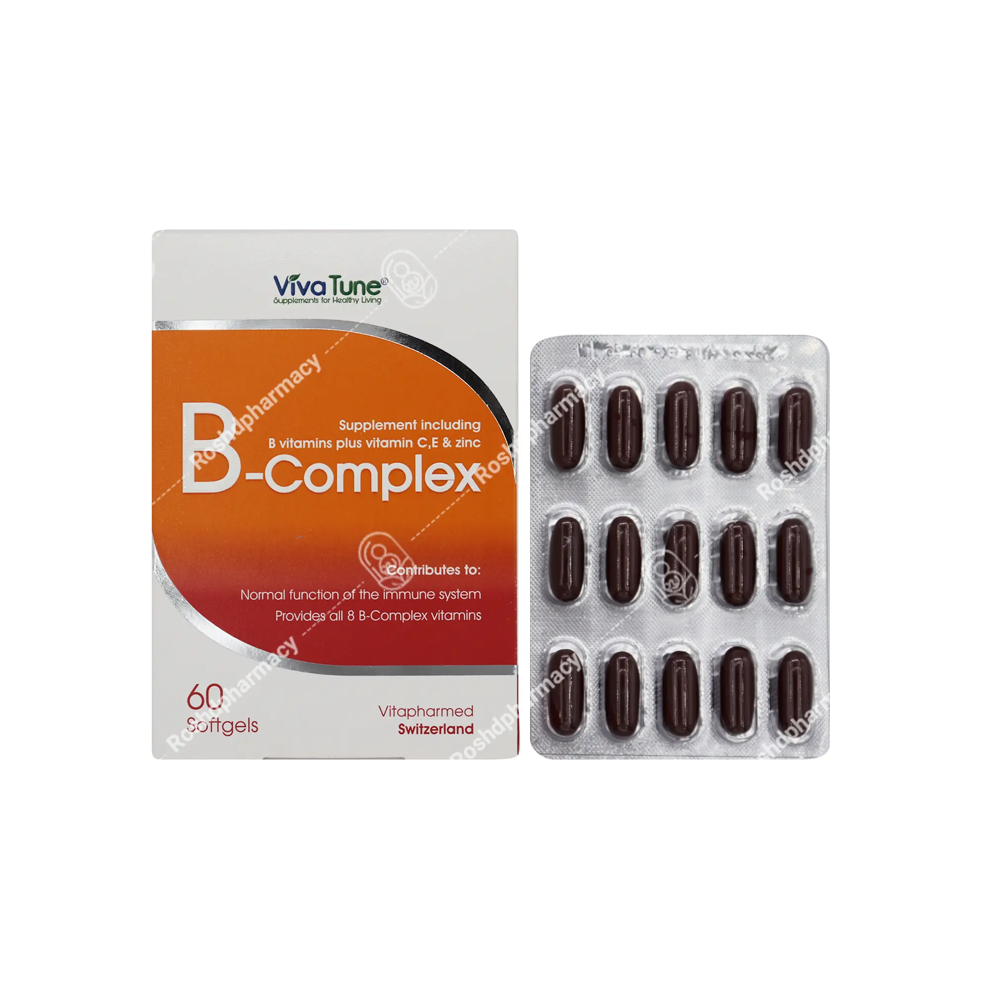 ب کمپلکس و ویتامین سی ویتامین ای و زینک