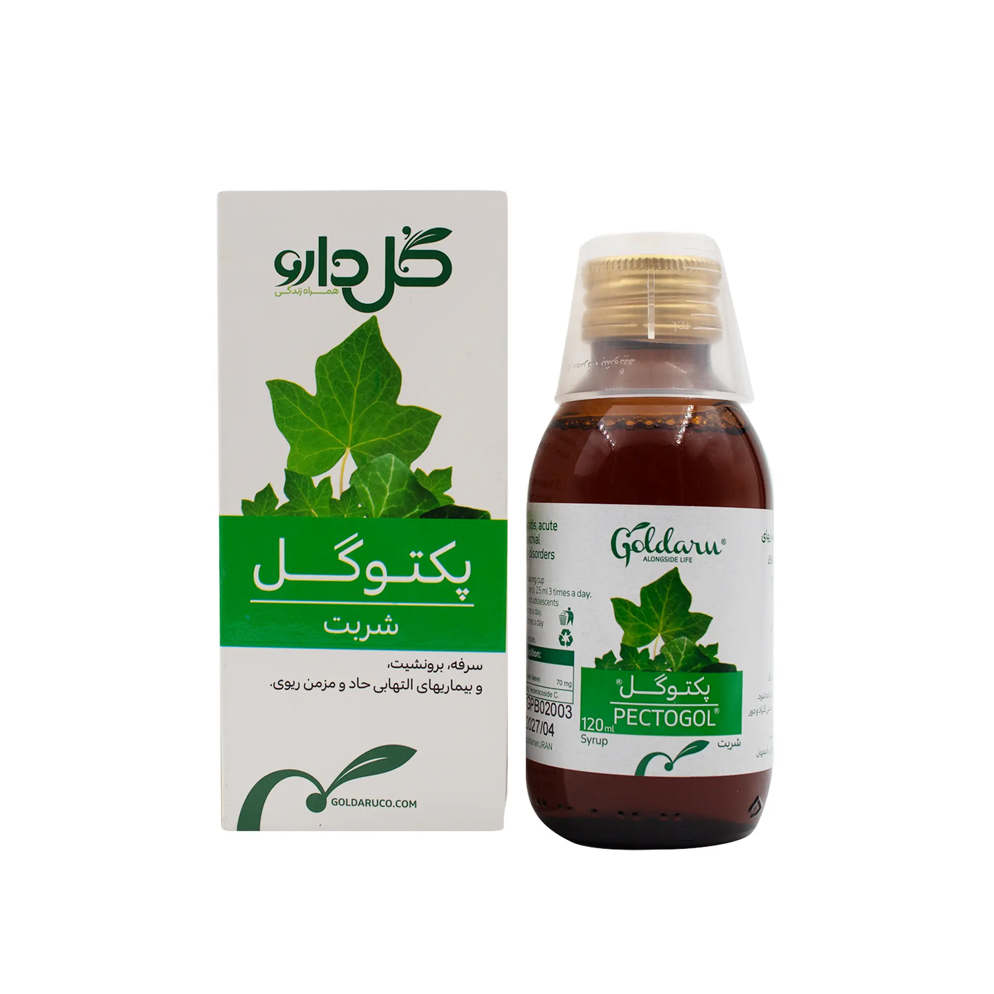 شربت پکتوگل گل دارو