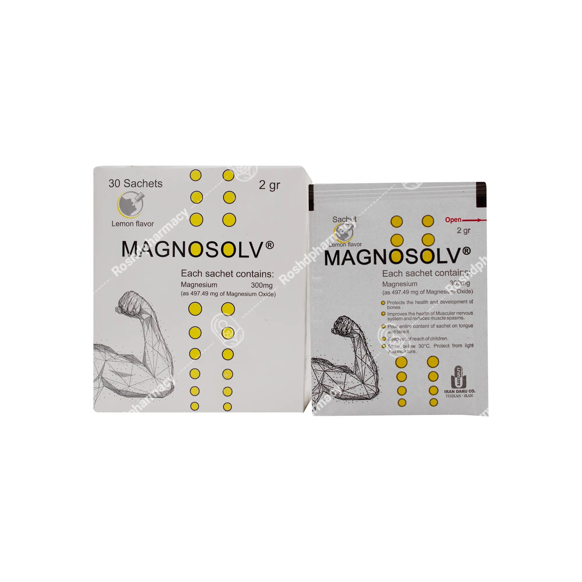 ساشه منیزیم مگنوسلو ایران دارو