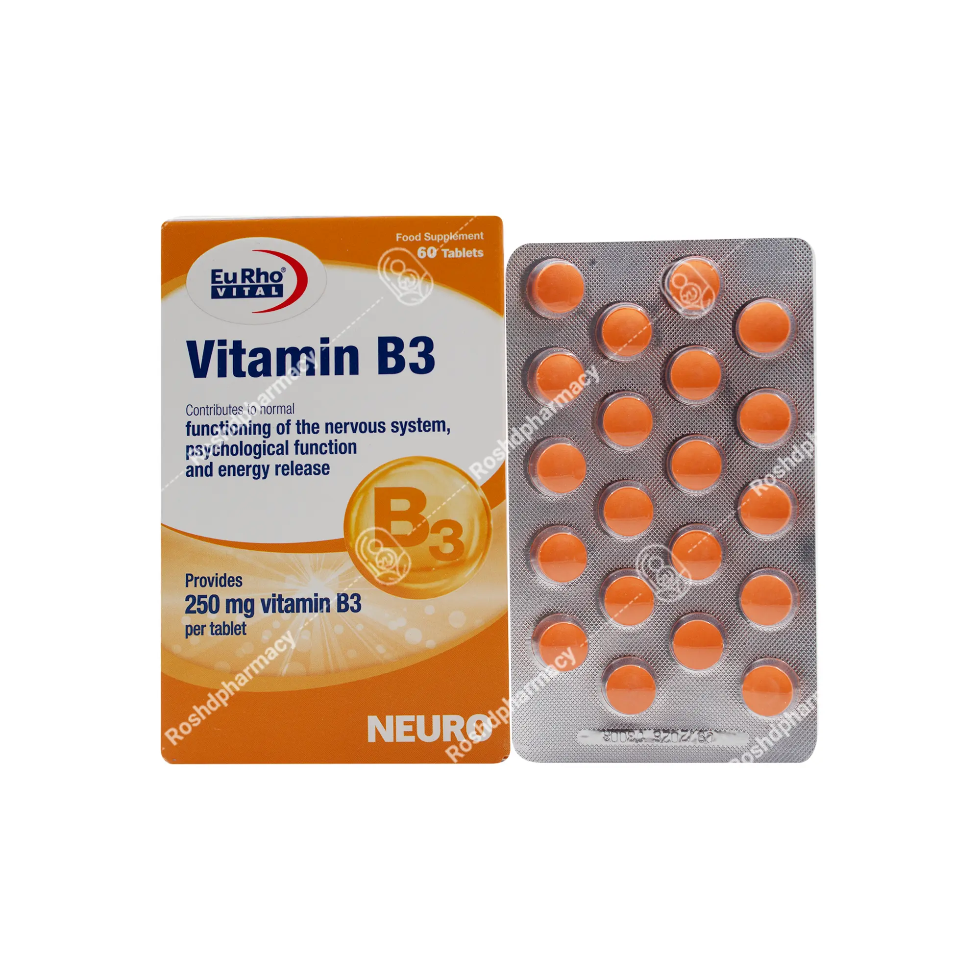 قرص ویتامین ب3 یوروویتال