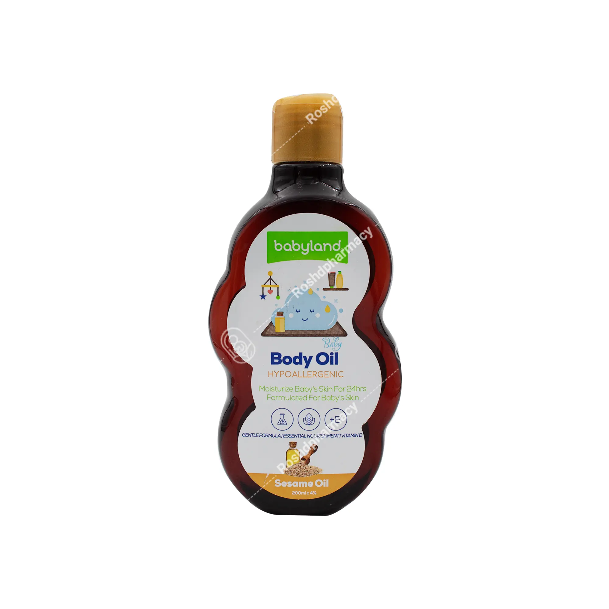 روغن بدن بچه حاوی روغن جوجوبا بیبی لند