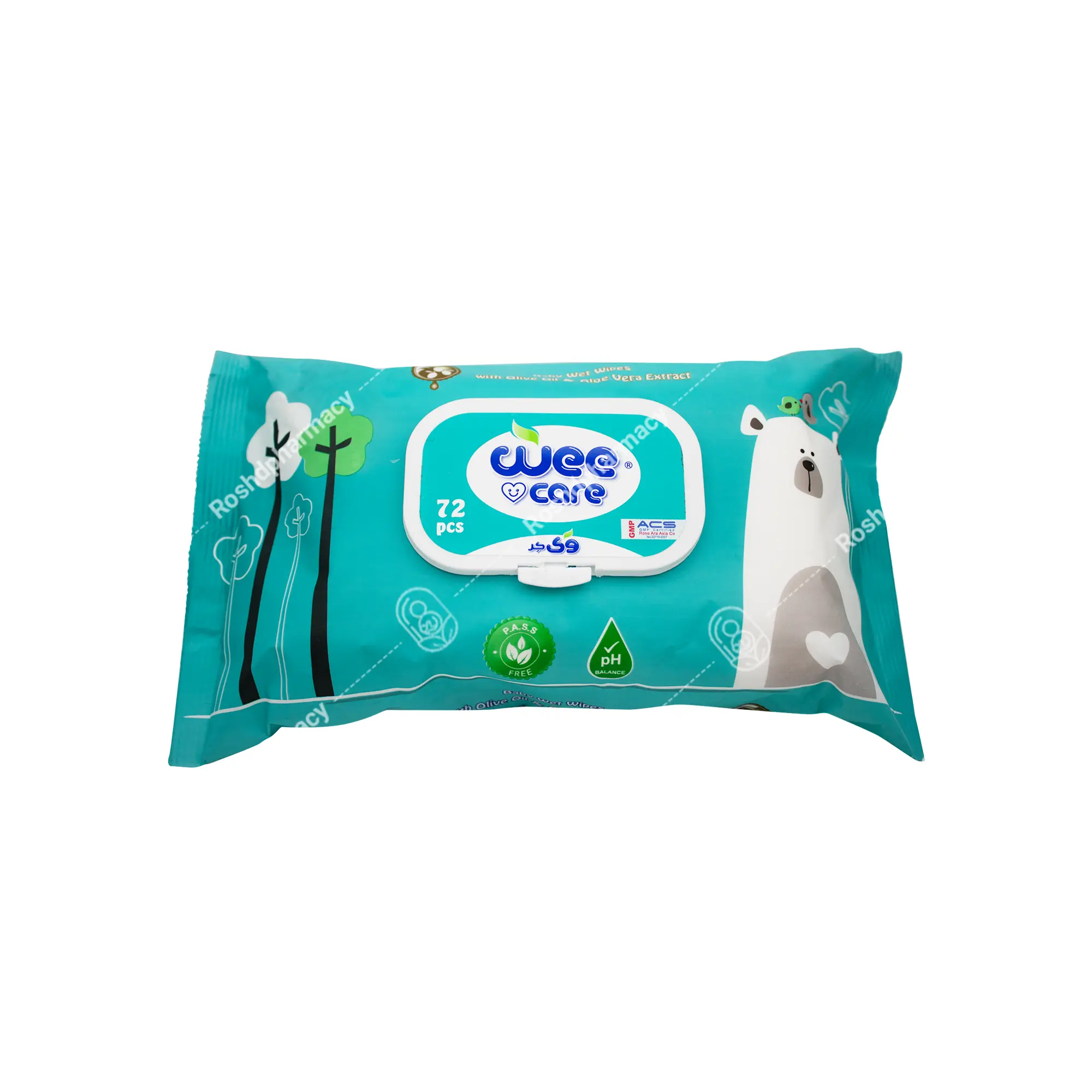 دستمال مرطوب کودک وی کر حاوی روغن زیتون