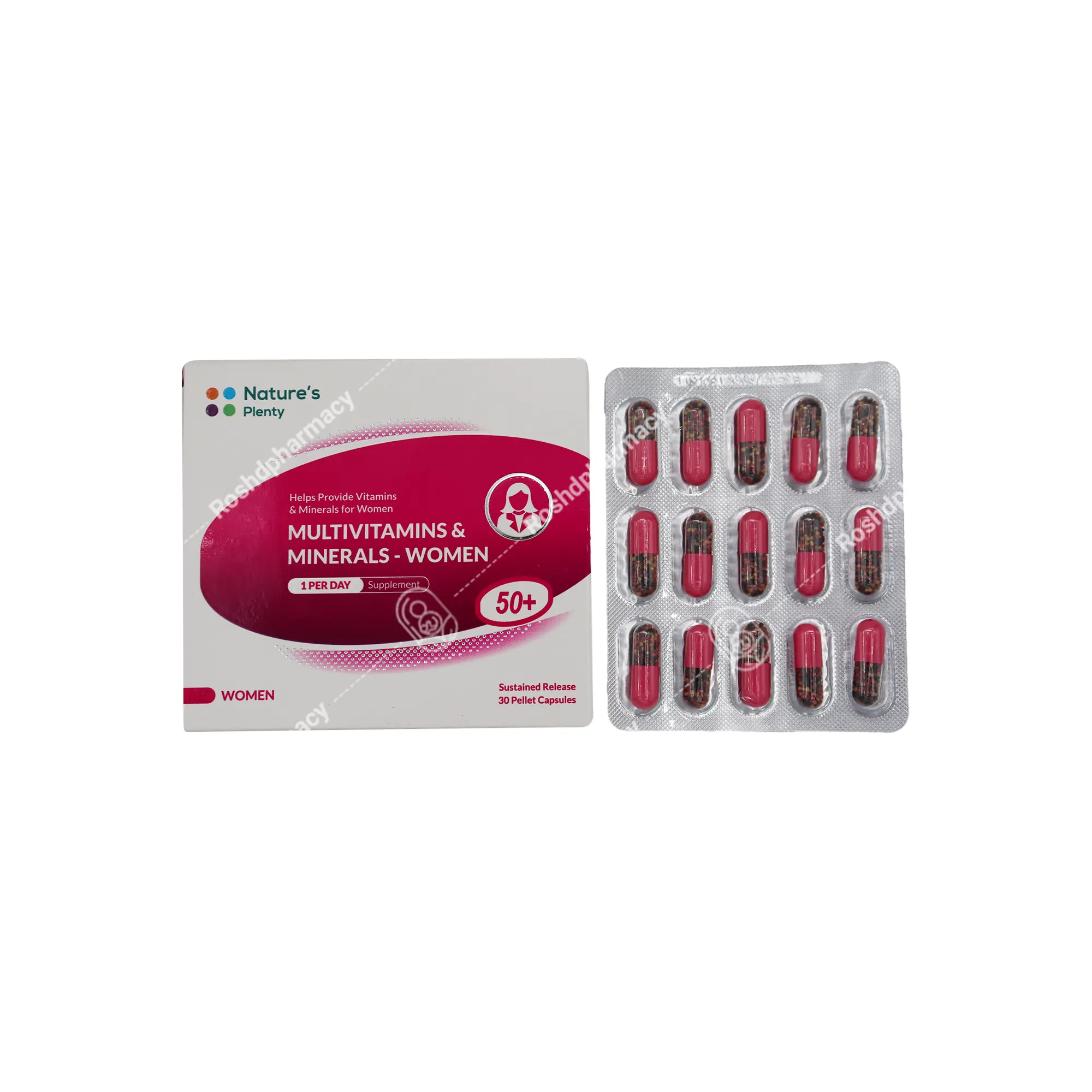 مولتی ویتامین و مینرال بانوان بالای 50 سال نیچرزپلنتی