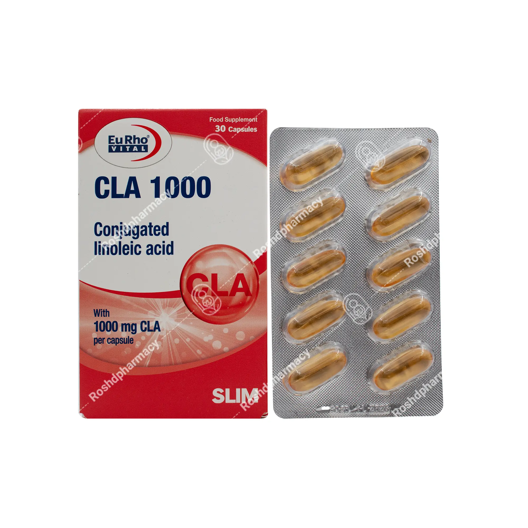 کپسول سی ال ای یوروویتال 1000 میلی گرم