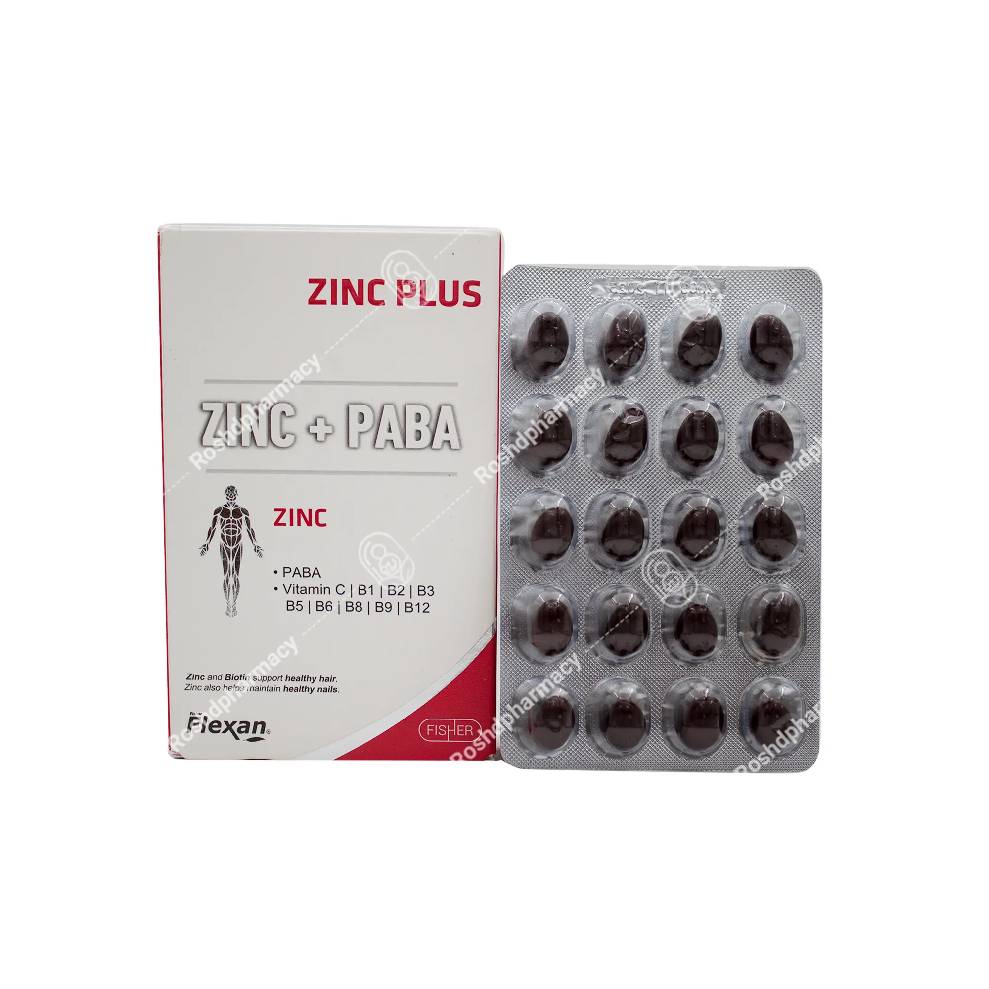 کپسول زینک پلاس فلکسان