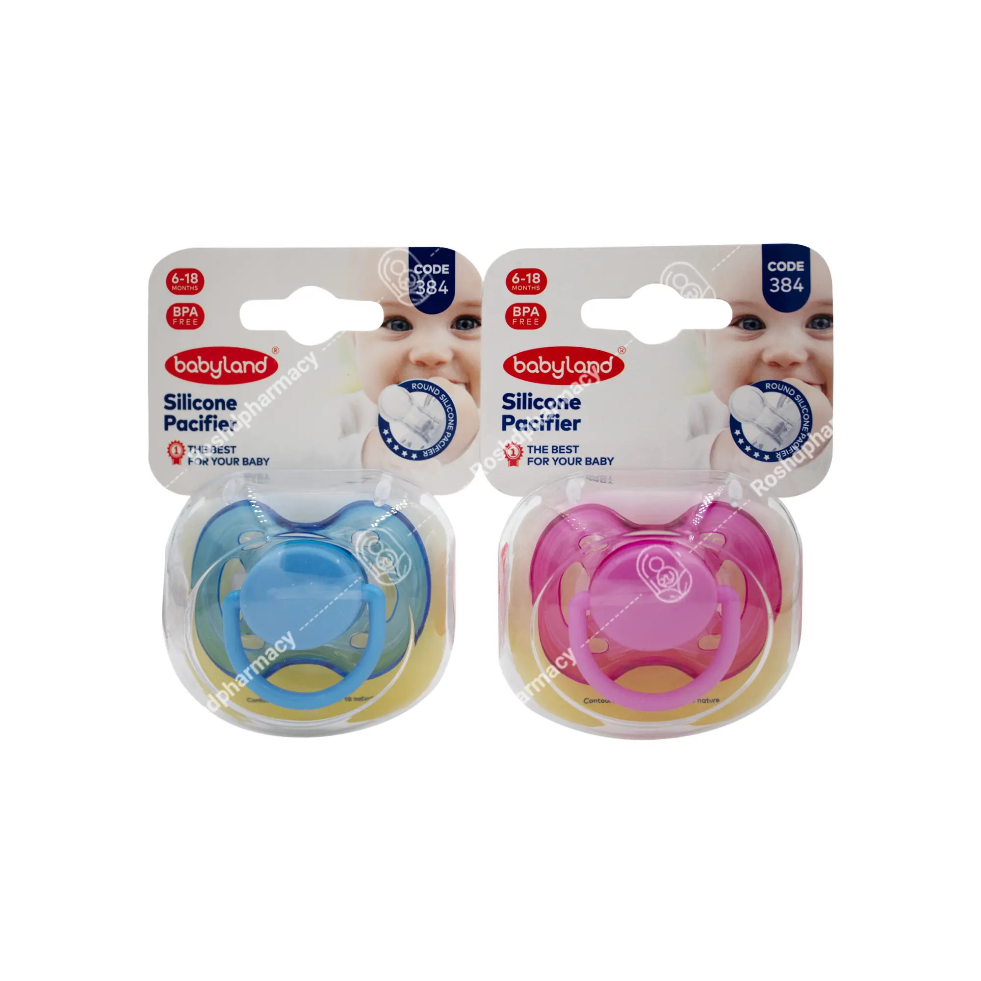 پستانک کودک سر گرد کد ۳۸۴ بیبی لند