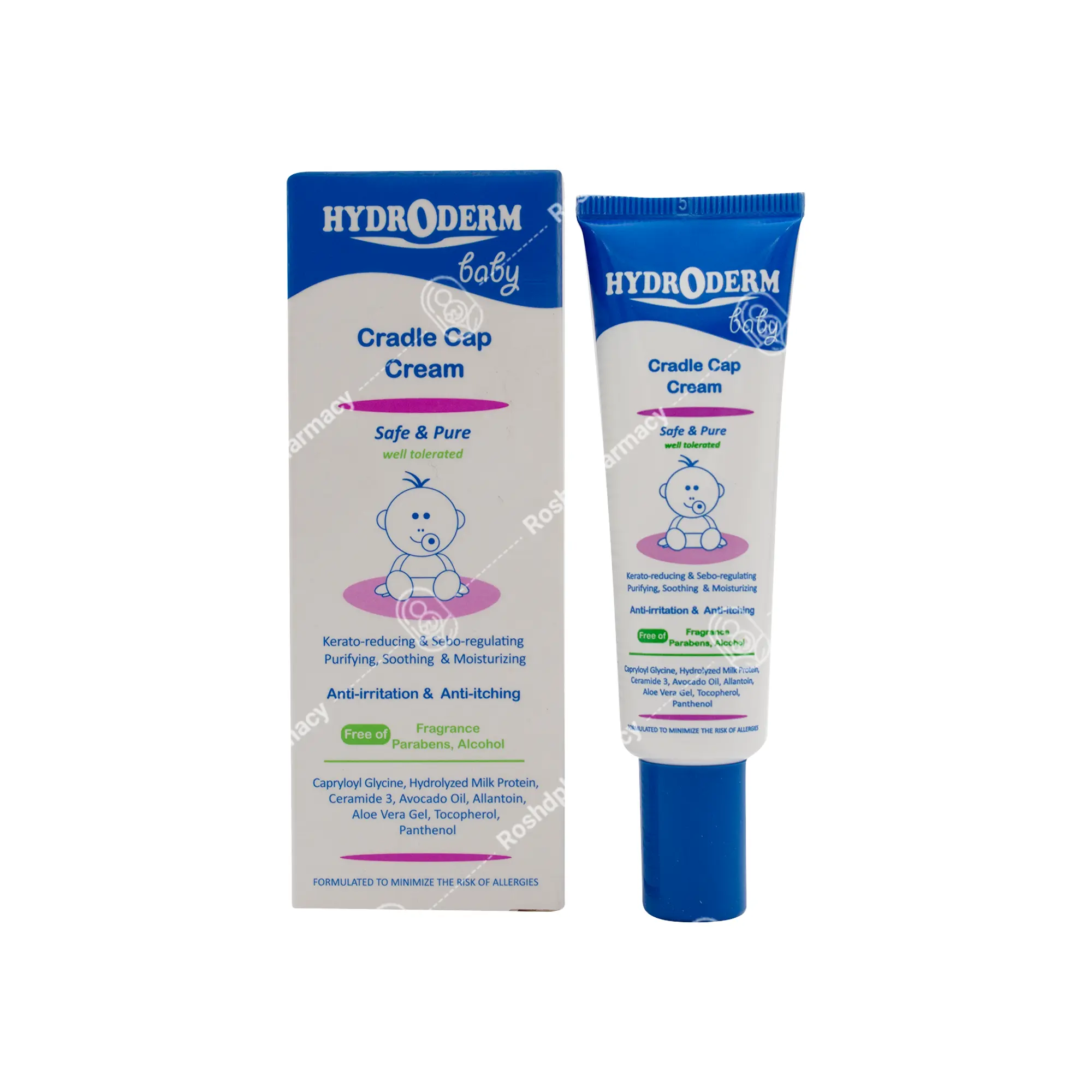 کرم برطرف کننده پوسته های چرب سر نوزاد هیدرودرم