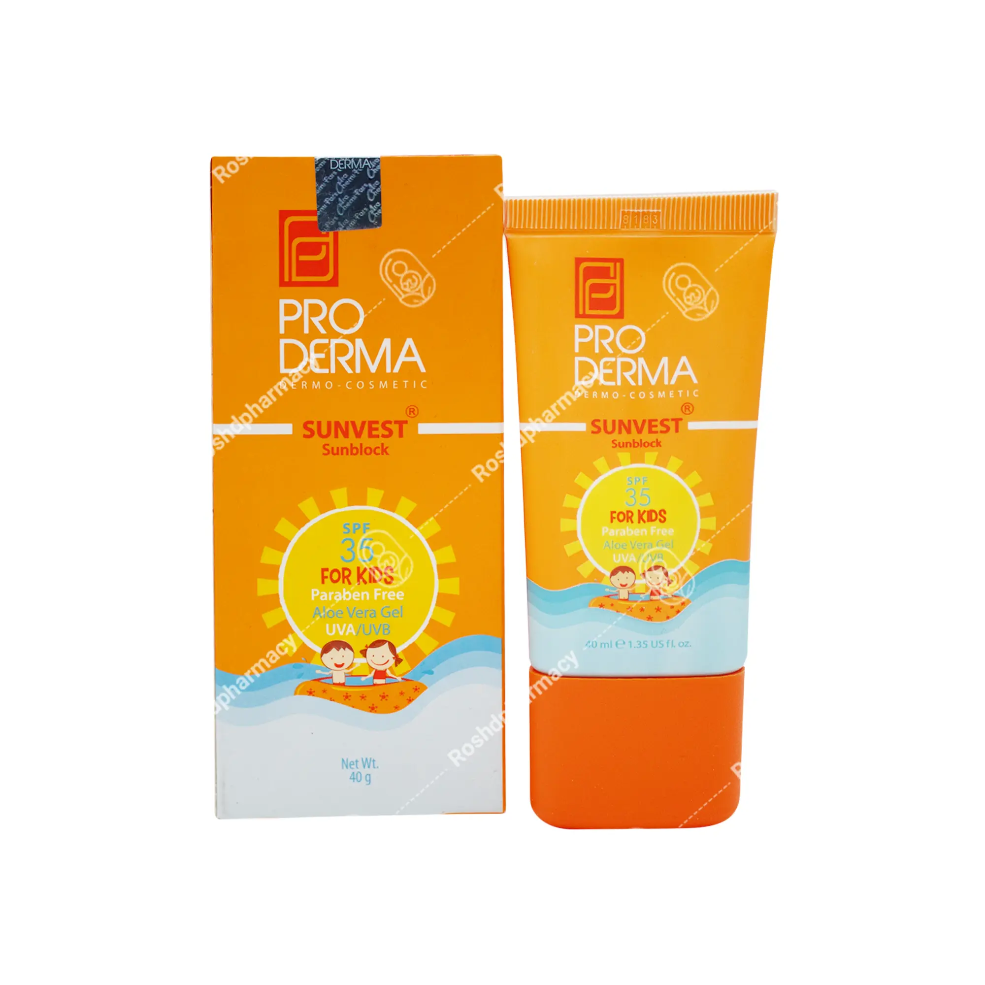 ضد آفتاب کودکان سان وست پرودرما