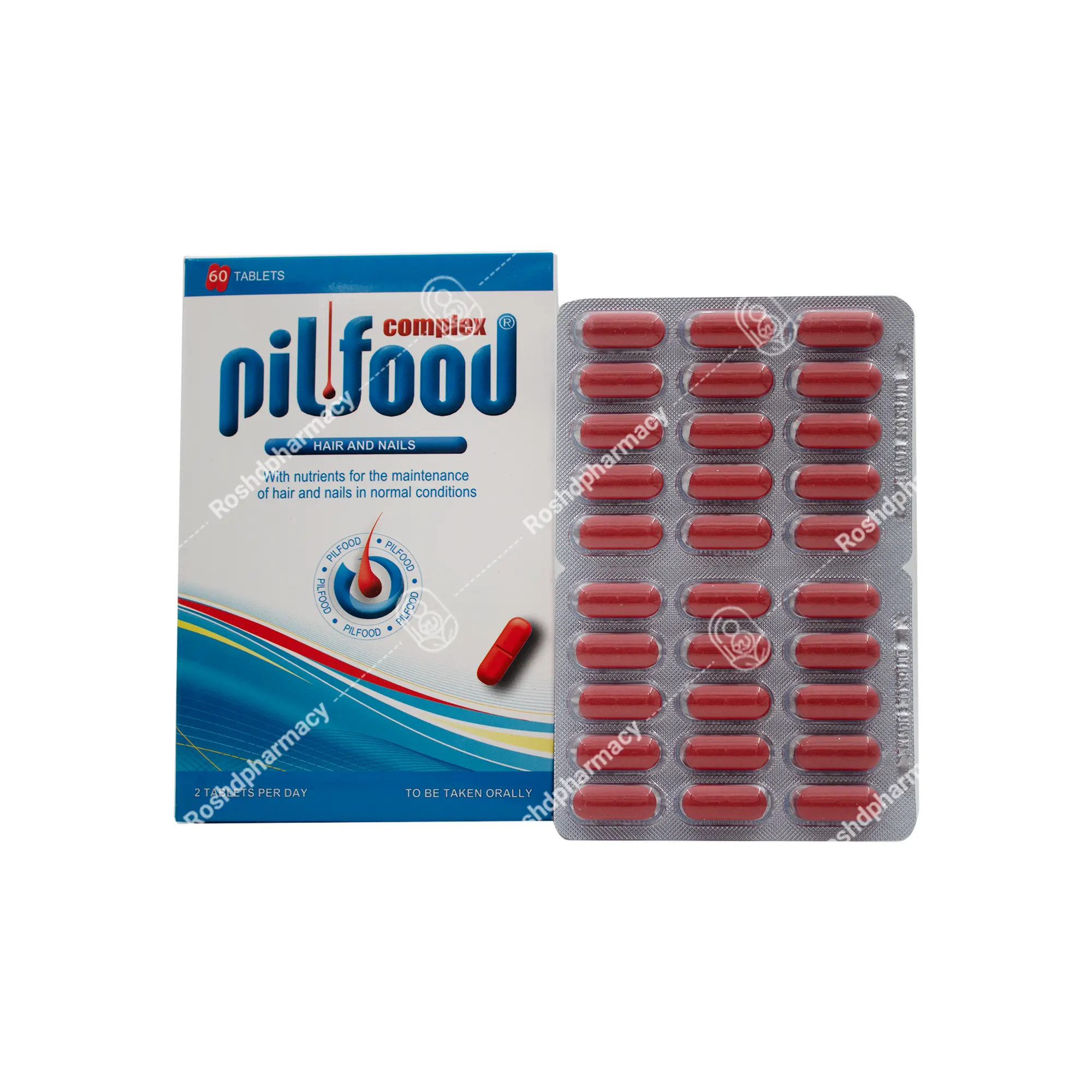 قرص پیل فود مو و ناخن